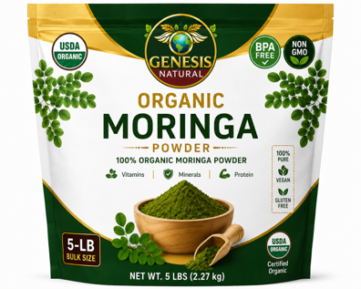 Moringa Power (5-lb Bulk Package)